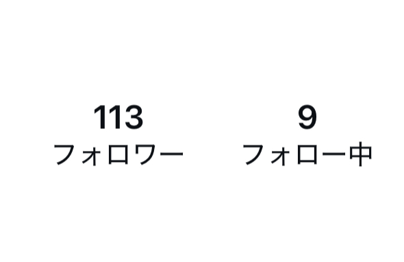 フォロワー数の増加